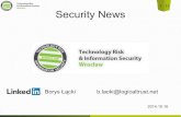 Security news vol. 2 - 20141016 - Risk & Technology Wrocław Group