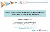 RFID, sensors, and security