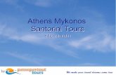 Athens Mykonos and Santorini Tour, 7days 6 nights