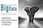 Simplified Data Management And Process Scheduling in Hadoop