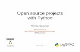 Open source projects with python