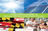 Solar Power - A Maryland Guide to Saving Money With Solar Power