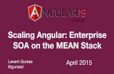 Scaling AngularJS: Enterprise SOA on the MEAN Stack (Responsive Web & Mobile)