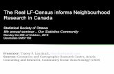 The Real Census informs Neighbourhood Research in Canada