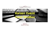 Kaizen Event Case Studies