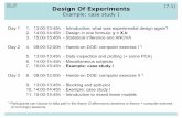 DOE - Design Of Experiments - Case Study