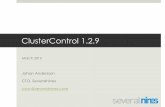 Slides: Introducing the new ClusterControl 1.2.9 - with live demo