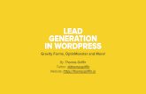 Lead generation in word press
