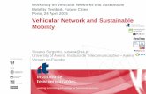 Workshop on Vehicular Networks and Sustainable Mobility Testbed - Susana sargento 'vehicular network and sustainable mobility'