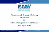 Financing of Energy Efficiency Initiatives