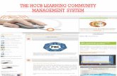 The HCCB  learning community management  system