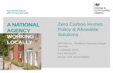 Zero Carbon Homes Policy & Allowable Solutions