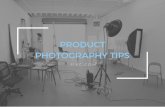 Product photography tips for your eCommerce store