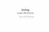 Unilag lean in circle Kick off Meeting