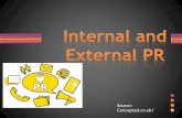 Internal and External PR