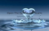 Open The Eyes Of Our Heart Lord - Ephesians 1:15-23