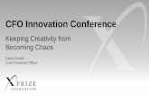 CFO  Innovation Conference, Keeping Creativity from Becoming Chaos, Prize Foundation