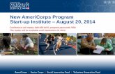 New AmeriCorps Program Orientation August 2014