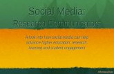 Social Media: Research Communicators