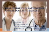 Oral Surgery in Patients on Anticoagulant Therapy