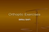 Orthoptic excercises siraj safi