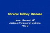 Chronic Kidney Disease Hasan Khamash MD