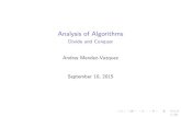 02 Analysis of Algorithms: Divide and Conquer