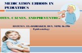 Medication errors in Pediatrics