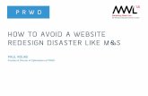 How to Avoid a Website Redesign Disaster Like M&S - Paul Rouke at Marketing Week Live 2015