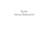 Stress reduction  2k 1