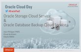 Oracle Cloud Storage Service & Oracle Database Backup Cloud Service