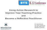 Action Research - Reflective Teacher
