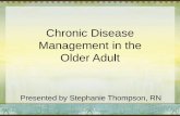 Chronic disease management in the older adult