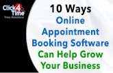 10 ways online appointment booking software can help grow your business