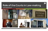 2015 u303 the role of the courts in law making1