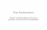 The Parliament: Its Law-making Function
