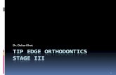 Tip edge orthodontics stage III