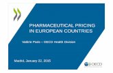 Pharmaceutical pricing in european countries - Valérie Paris - 22-01-15