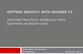 Getting groovy with SNOMED CT - Solving practical problems with scripting in Snow Owl