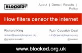 How filters censor the internet
