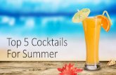 Top Cocktails To Enjoy This Summer