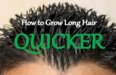How to Grow Long Hair QUICKER