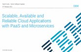 Scalable, Available and Reliable Cloud Applications with PaaS and Microservices