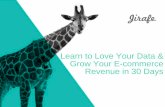 Jirafe E-Commerce Strategy Session: Learn How to Love Your Data and Grow Your Revenue in 30 Days