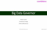 Cambriano's Data Governor reduces the Big Data footprint and saves the planet