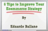 ✔ Ecommerce Tips | How to improve your Strategy