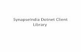 SynapseIndia dotnet client library Development