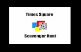 Times Square Scavenger Hunt