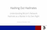 Hashing out Hashrates - Sydney Bitcoin Meetup - December 2014