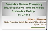 Forestry green economy development and bamboo industry policy in china